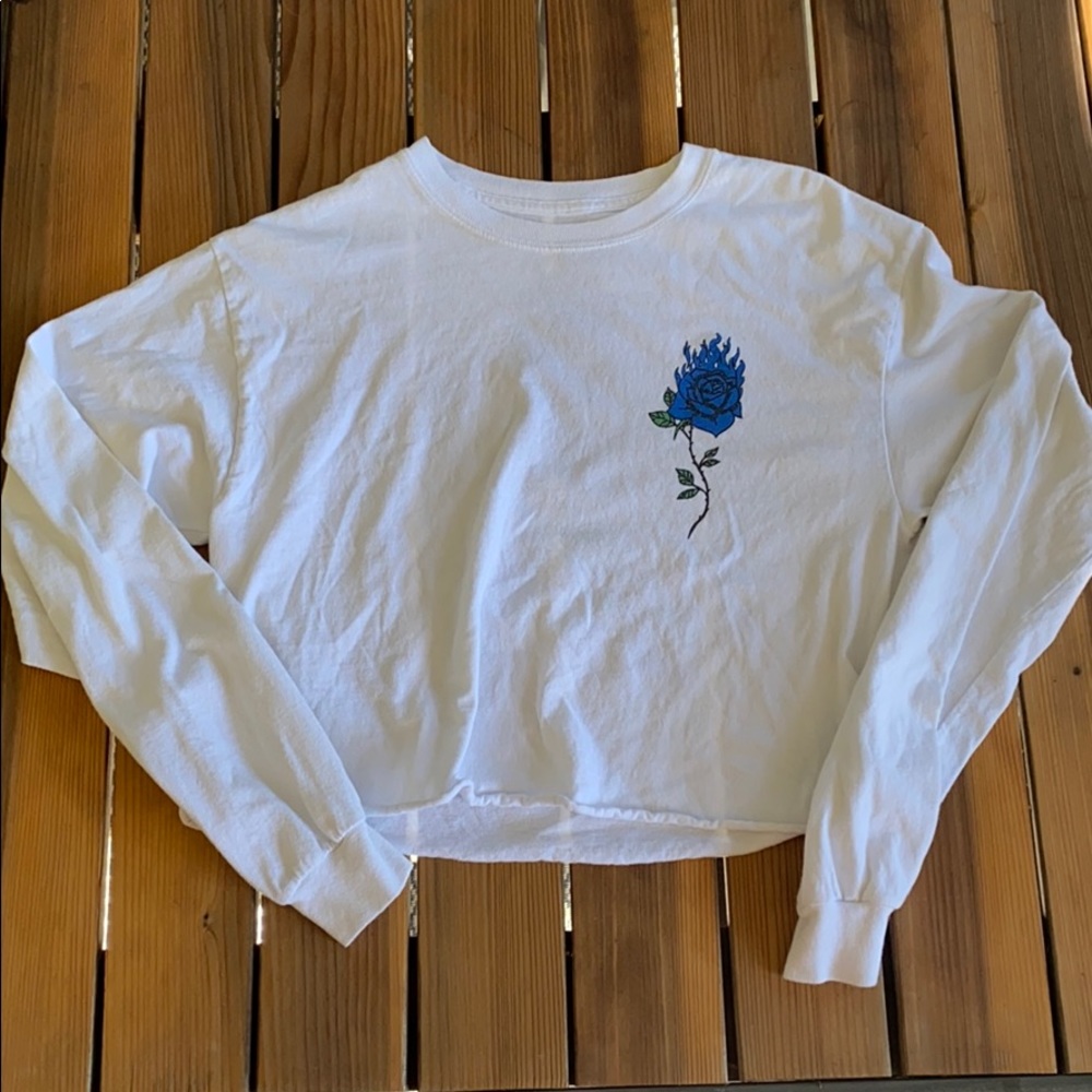 Cropped Long Sleeve Tee